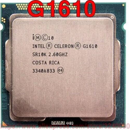 Original Intel CPU CELERON G1610 SR10K Processor 2.60GHz 2M Dual-Core Socket 1155 free shipping speedy ship out