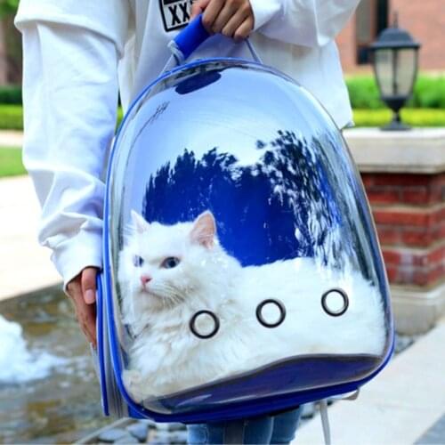 Pet Backpack for Small and Medium Cats and Dogs Carrier Bag Airborne Space Capsule Easy For Travel Hiking Walking