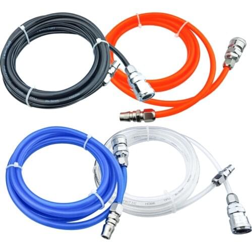 PU8X5+SP20+PP20 High Pressure Flexible Air Hose Compressor Straight Tube Pipe Belt Red blue black white Pneumatic hose