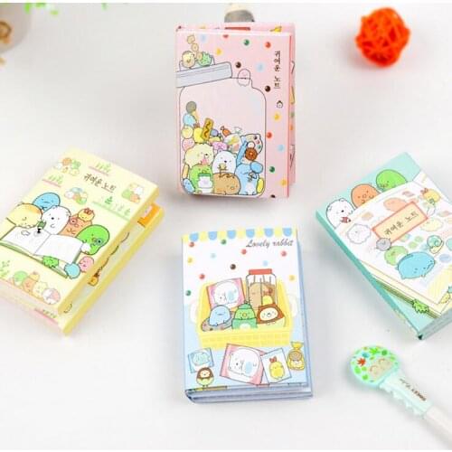 Cute Sumikko Gurashi 6 fold Self-Adhesive Memo Pad Sticky Notes Bookmark School Office Supply