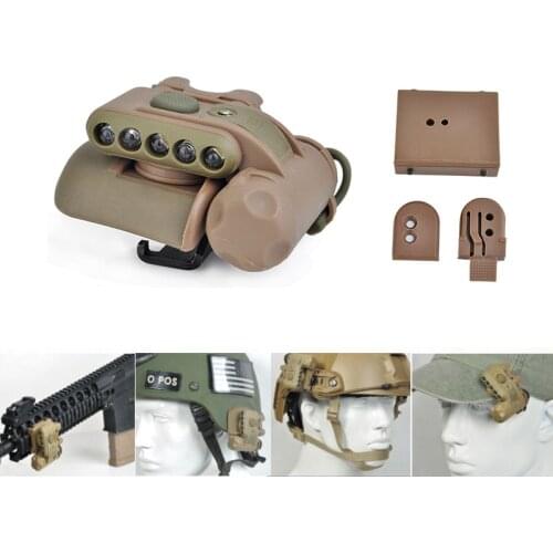 Tactical Helmet Light Hunting Airsoft Flashlight LED Outdoor Survival Signal Fishing Cycling Flashlight Emergency Lights