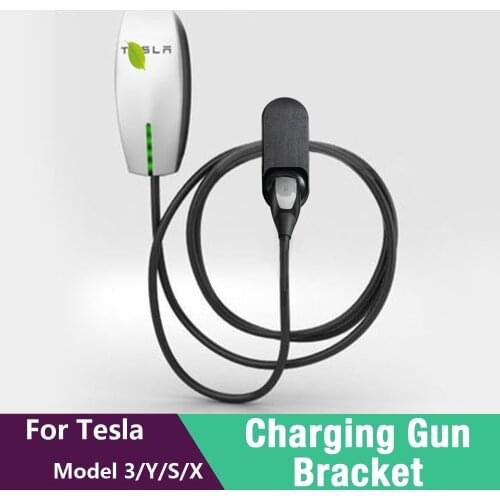 Model3 Car Charging Cable Organizer For Tesla Model 3 S X Y Accessories Wall Mount Connector Bracket Charger Holder