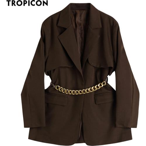 Женские длинные пиджаки TROPICON China At AliExpress