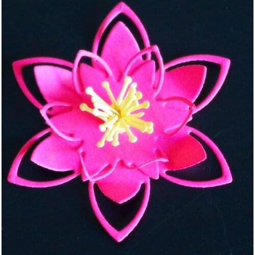 YLCD1278 Flower Metal Cutting Dies For Scrapbooking Stencils DIY Album Cards Decoration Embossing Folder Craft Die Cuts Tools
