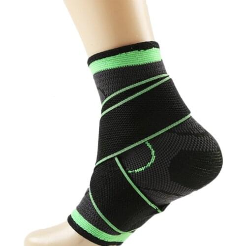 1 PC Ankle Brace Compression Nylon Strap Belt Ankle Protector Ankle Support Sports Gym Fitness Tennis Adjustabl Men and Women