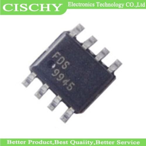 10pcs/lot FDS9945 9945N AO9945 SI9945 SOP-8 In Stock
