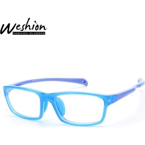 2021 New Kids Anti Blue Light Glasses Sport Round Silicone Pebax Frame Detachable Arm Anti Reflective Eyeglasse 2-8 UV Filter
