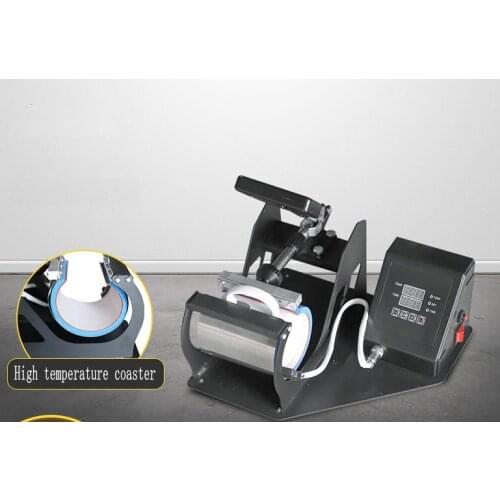 350W 11 oz simplex a double show baking cup machine manually mark cup thermal transfer printing press