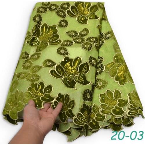 African Sequins Lace Fabric French Net Embroidery Tulle Lace Fabric For Nigerian Wedding Party Dress 01