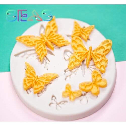 Butterfly Silicone Mold Pastry Baking Chocolate Candy Bar Resin Soap Cake mold Kitchen Tools Accessories