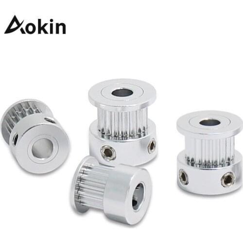 3D Printer Parts GT2 Timing Pulley 2GT 20 Teeth Aluminum Bore 5mm 8mm Synchronous Wheels Gear Part For DIY Printers Accessories