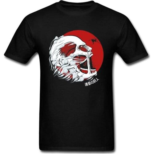 2019 New Men T Shirt Attack On Titan Tshirt Male Cotton Clothes Survey Corps Logo T-shirt Cosplay Hip Hop Streetwear Japan Anime
