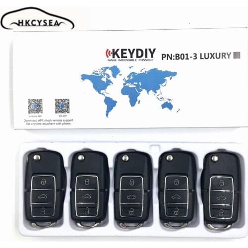 HKCYSEA 5/15/20PCS/LOT KEYDIY KD900 B Series 3 Button Remote Key Control B01 LUXURY for KD-X2 Key Programmer MINI KD Machine