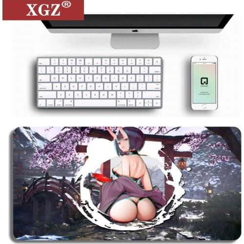 XGZ Animation Two-dimensional 90x40cm Gaming Mouse Pad 3mm Table Mat Computer Peripheral Accessories Non-slip Portable Lock Edge