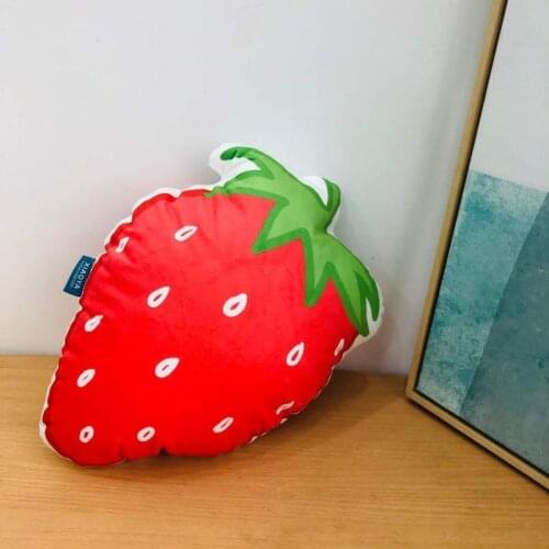 Creative Throw Pillows Cute 3D Fruit PP Cotton Office Chair Back Cushion Sofa Throw Pillow Home Decor Floor Cushion