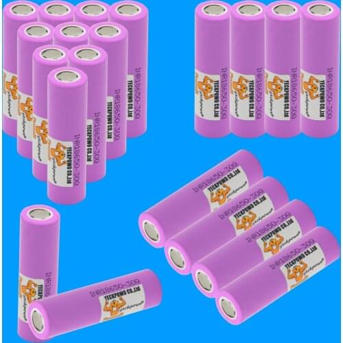Yeckpowo INR18650 30Q battery 3000mAh 10C 30A high current li-ion batteries lithium 3.7V rechargeable akkumulator