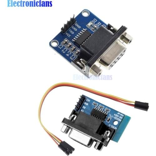 MAX3232 RS232 Serial Port To TTL Converter Module DB9 Connector COM Serial MAX232