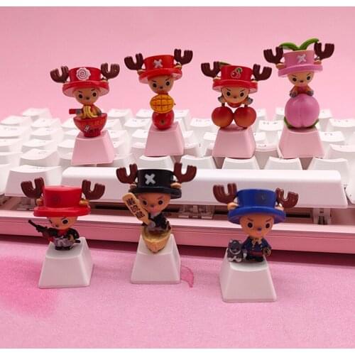 Handmade Customized PBT Diy Key Cap Personality Design Mechanical Keyboard Keycaps Cute Cartoon Anime Model Keycap Accessories