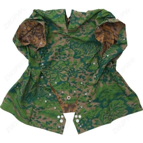 WWII WW2 GERMAN ARMY SOLDIER PALM TREE REVERSIBLE CAMO PONCHO TENT ZELTBAHN WORLD WAR II SOLDIER MILITARY
