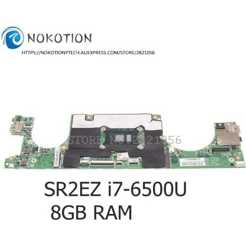 NOKOTION For Lenovo IdeaPad 710S-13ISK Laptop Motherboard SR2EZ I7-6500U 8GB RAM LS710 MB 15238-1 448.07D05.0011 5B20L20759