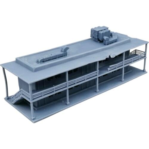 Outland Models Railway Scenery Structure Abandoned Motel 1:220 Z Scale