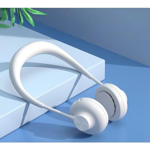 Hanging Neck Fan Silent Bladeless Fan Three Gears Adjustable Super Strong Endurance Fan