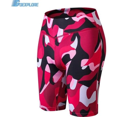Goexplore Running Shorts Women Gym Compression Fitness Tight Athletic Clothing Yoga Train Sports Trousers Running Legging Short