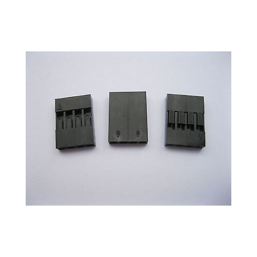 50 pcs Jumper Wire 4 Pin Female Housing Connector Pitch 2.54mm Black Color