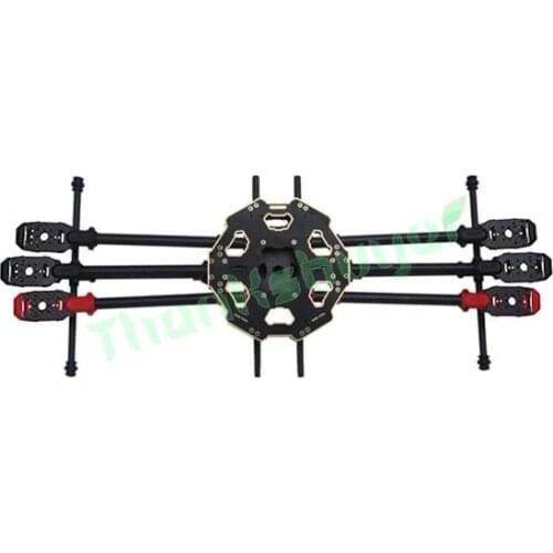 Tarot 680Pro Folding 3K Carbon Fiber Hexacopter 680mm with Landing Skid Kit TL68P00