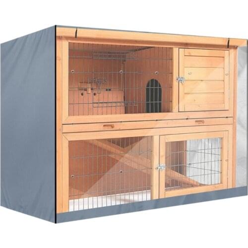 Bunny Rabbit Hutch Cover Outdoor Waterproof Small Pet Crate Cover UV Resistant