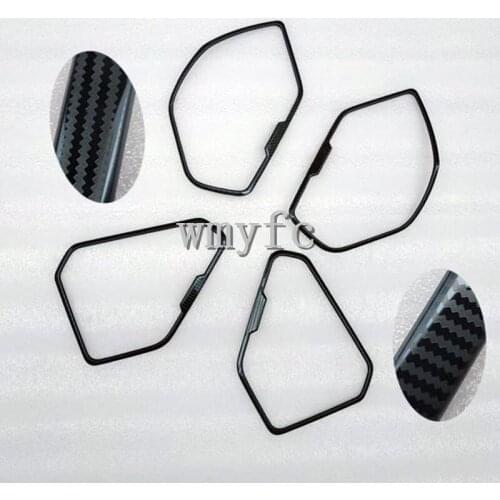 For Toyota RAV4 2019 2020 Car Inner Door Stereo Speaker Audio Ring Cover Sound Frame Decoration Trim Styling Accessories