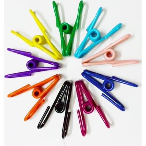 10pcs Eco-friendly PVC household clip clothespin food sealing clip multifunctional clip colorful Household items
