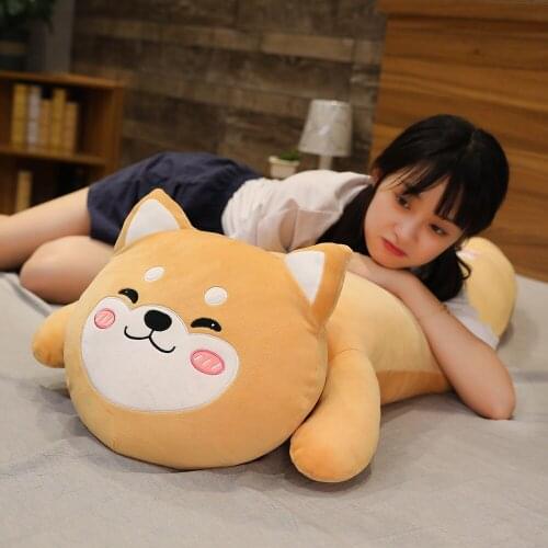 120cm Big Soft Animal Cartoon Pillow Cute Shiba Inu Elephant Pig Koala Plush Toys for Children Girls Bed Cushion Birthyday Gift