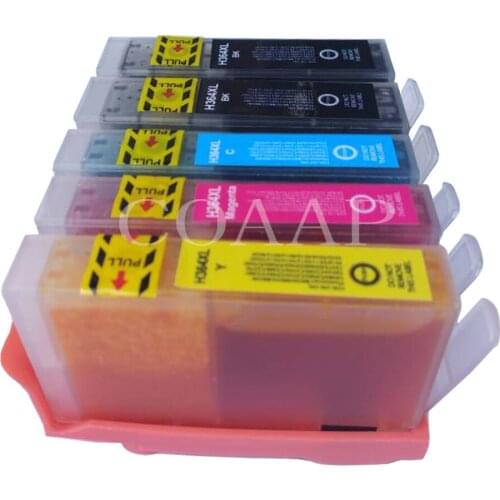 5x Compatible Ink Cartridges For hp364XL Photosmart 5510 6510 5520 B8550 C53244 C5380 C63244 C6380 D5460 inkjet Printer