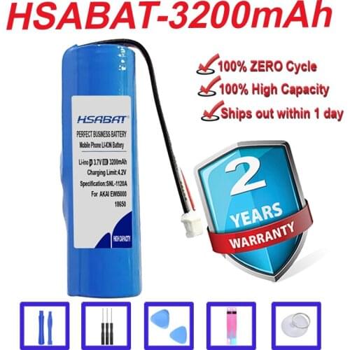 Top Brand 100% New 3200mAh Battery for AKAI EWI5000 18650 16650 electronic blowpipe batteries in stock