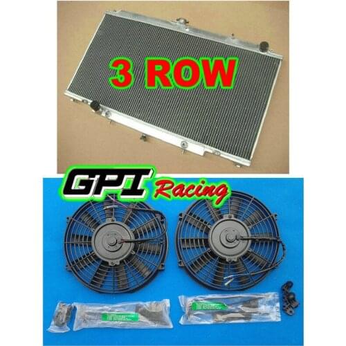 Aluminum Radiator &fan for Nissan PATROL Y61 GU 4.2L TD Diesel 97-01 98 99 MT/AT
