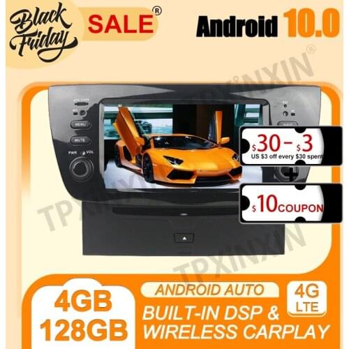 Android 10.0 4+128G Carplay DSP PX6 For Fiat Doblo 2010-2014 Multimedia Player Auto Radio Tape Recorder GPS Navigation Head Unit