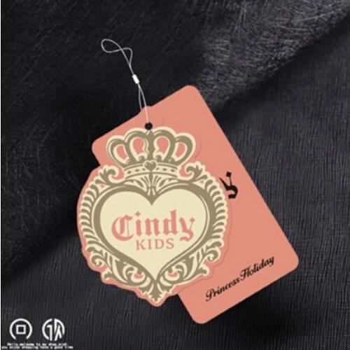 Free shipping 500pcs die cuttag custom clothing tags label paper printed fasion tag store price tags hang tag design