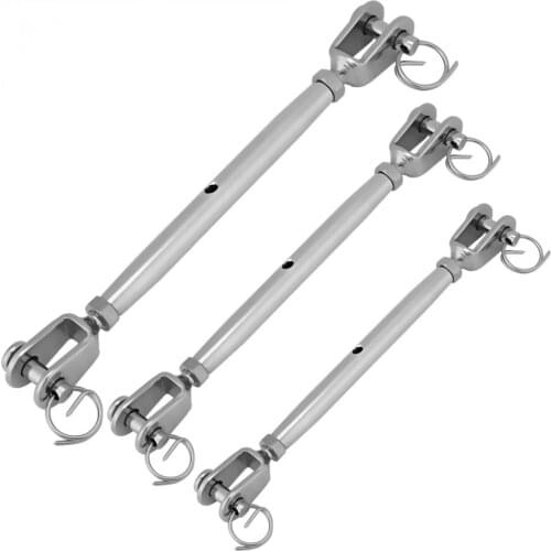 M5 M6 M8 Bolts Stainless Steel Rigging Screw Closed Body Jaw Turnbuckle Bolts For Boat Yacht Closed Jaw Turnbuckle Bolts