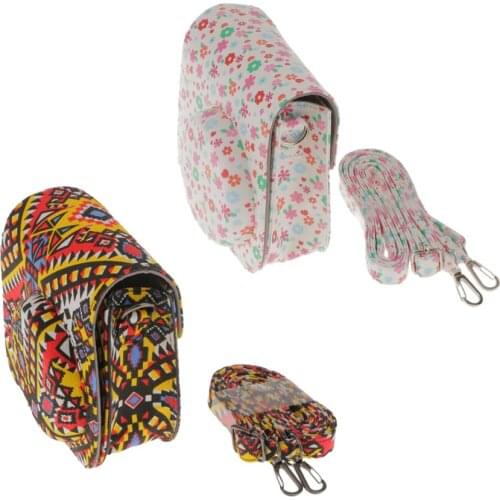 PU Leather Camera Bag Case Cover Pouch with Strap for Instax Mini8