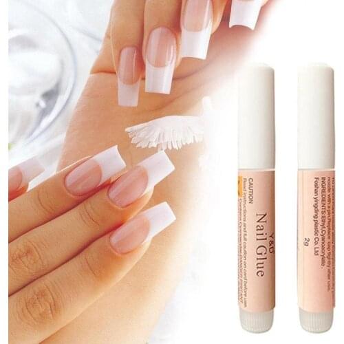 Nail Glue 5 x 2g Nail art False Nail Tips Professional Acrylic Beauty Mini Glue Rhinestones Nail Art Tool Accessories