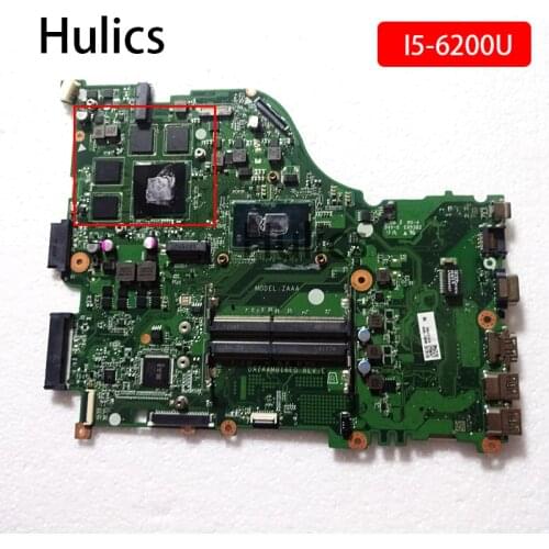 Hulics Original DAZAAMB16E0 NBGDF1100B NB.GDF11.00B For Acer aspire E5-575 E5-575G laptop motherboard SR2EY I5-6200U CPU