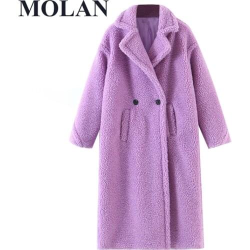 Женские пальто с воротником MOLAN China At AliExpress