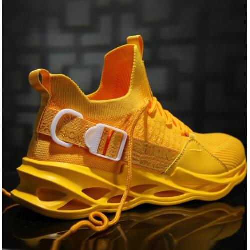 2020 New Flying Weave Super Light Mens Running Shoe Outdoor Sport Shoes Mens Cushioning Non-slip Mesh Walking Shoes Men Sneaker