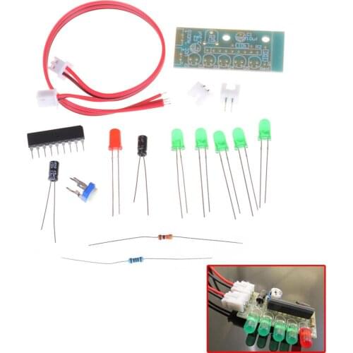 NEW Hot Sale Voltage 3.5 V--12V KA2284 5pcs LED Audio Level Indicator Kit DIY Electronic Production Suite Level Indicator Module