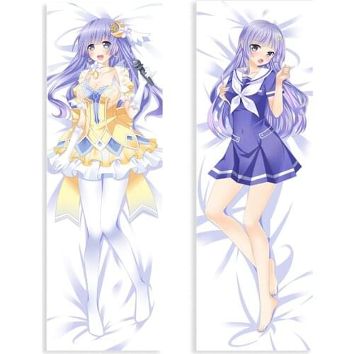 Anime DATE A LIVE Long Pillow Case Cosplay Izayoi Miku Cushion Cover Hugging Body Peach Skin Pillowcase fashion Printed Pillow