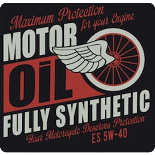 Motor oil fully synthetic es 5w-40 Motorcycle Motor Car Sticker Decal
