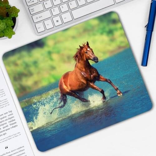 Animal Horse Gaming PC Rubber Mouse Pad Gamer Computer Mousepad Keyboard Desk Game Mause Mice Mat