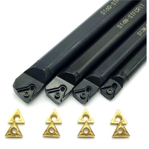 S10K-STFCR11 S12M-STFCR11 S16Q-STFCR11 S20Q-STFCR11 Internal Turning Tool Holder +TCMT110204 Carbide Insert Cutting Tools Set