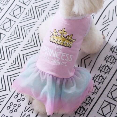 Spring/Summer Clothes Apparel Pet Dog Princess Dress Tutu bow Dresses Cat Puppy Skirt
